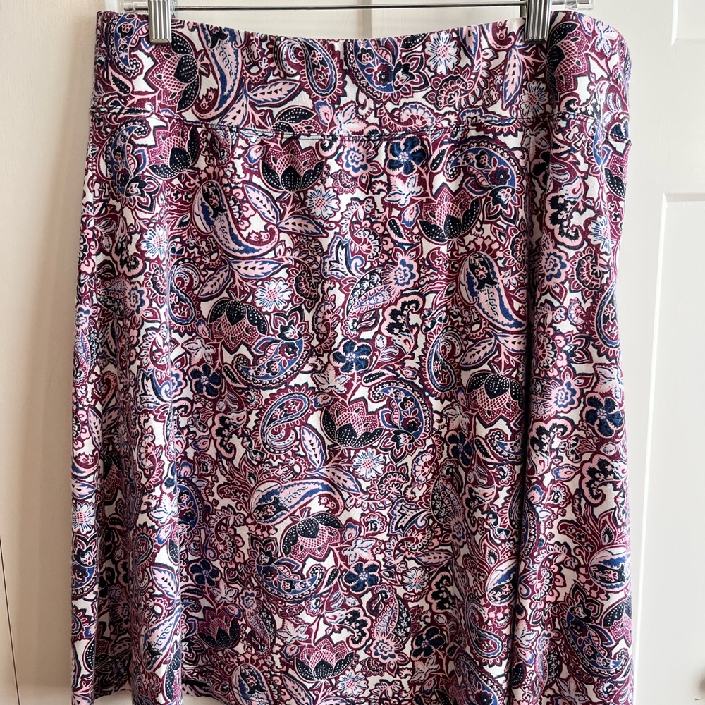 Westport paisley print a-line skirt size XL